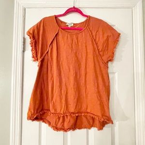 Umgee Burnt Orange top sz L